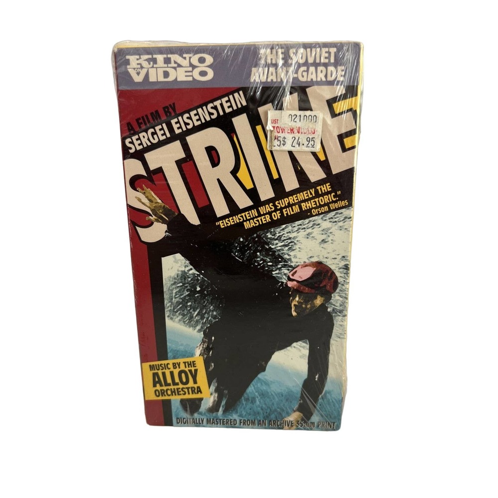 A Film By Sergei Eisenstein Strike VHS Sealed 1999